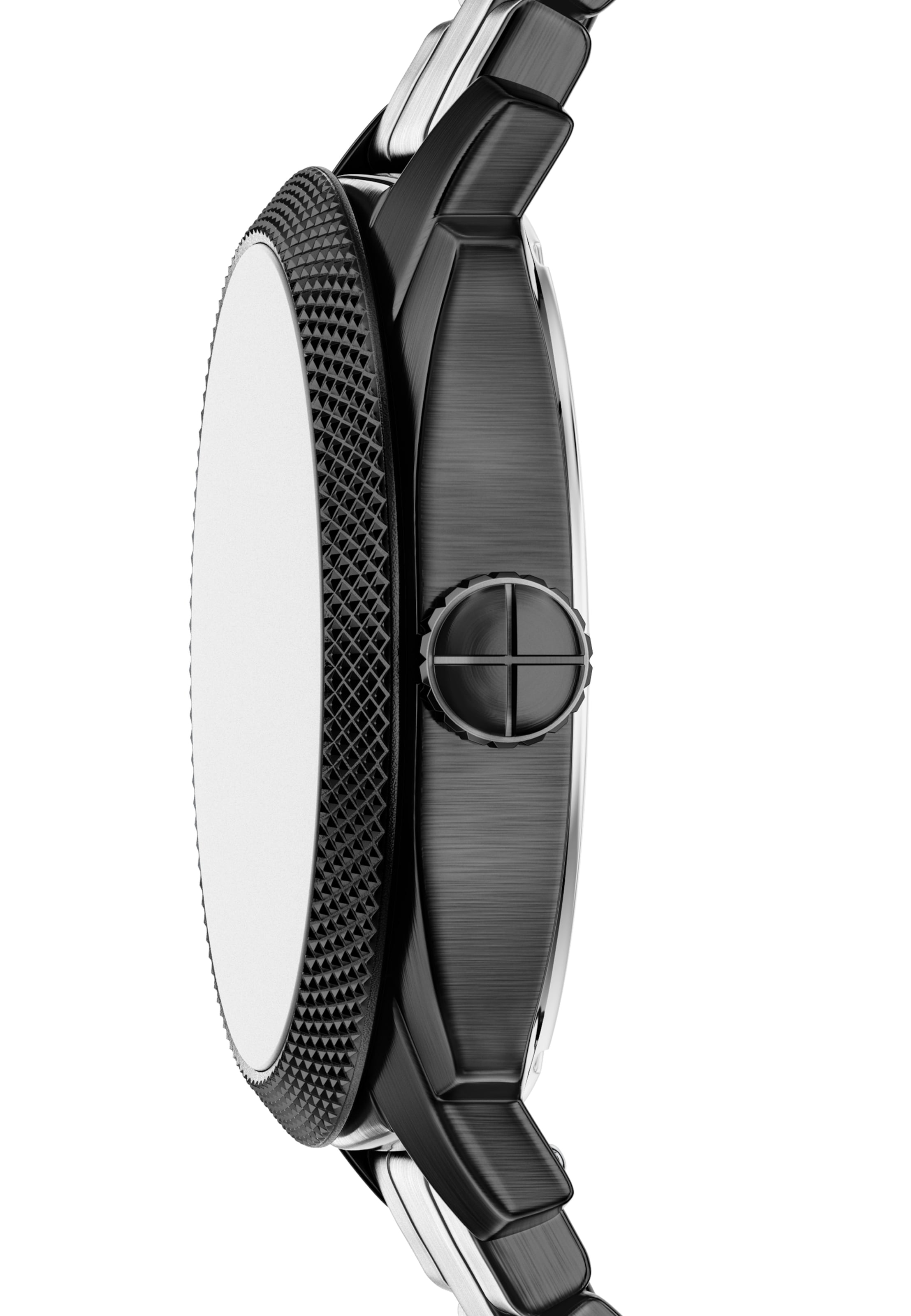 FOSSIL Analog klocka 'MACHINE' i svart