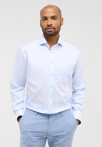 ETERNA Regular fit Zakelijk overhemd in Blauw: voorkant