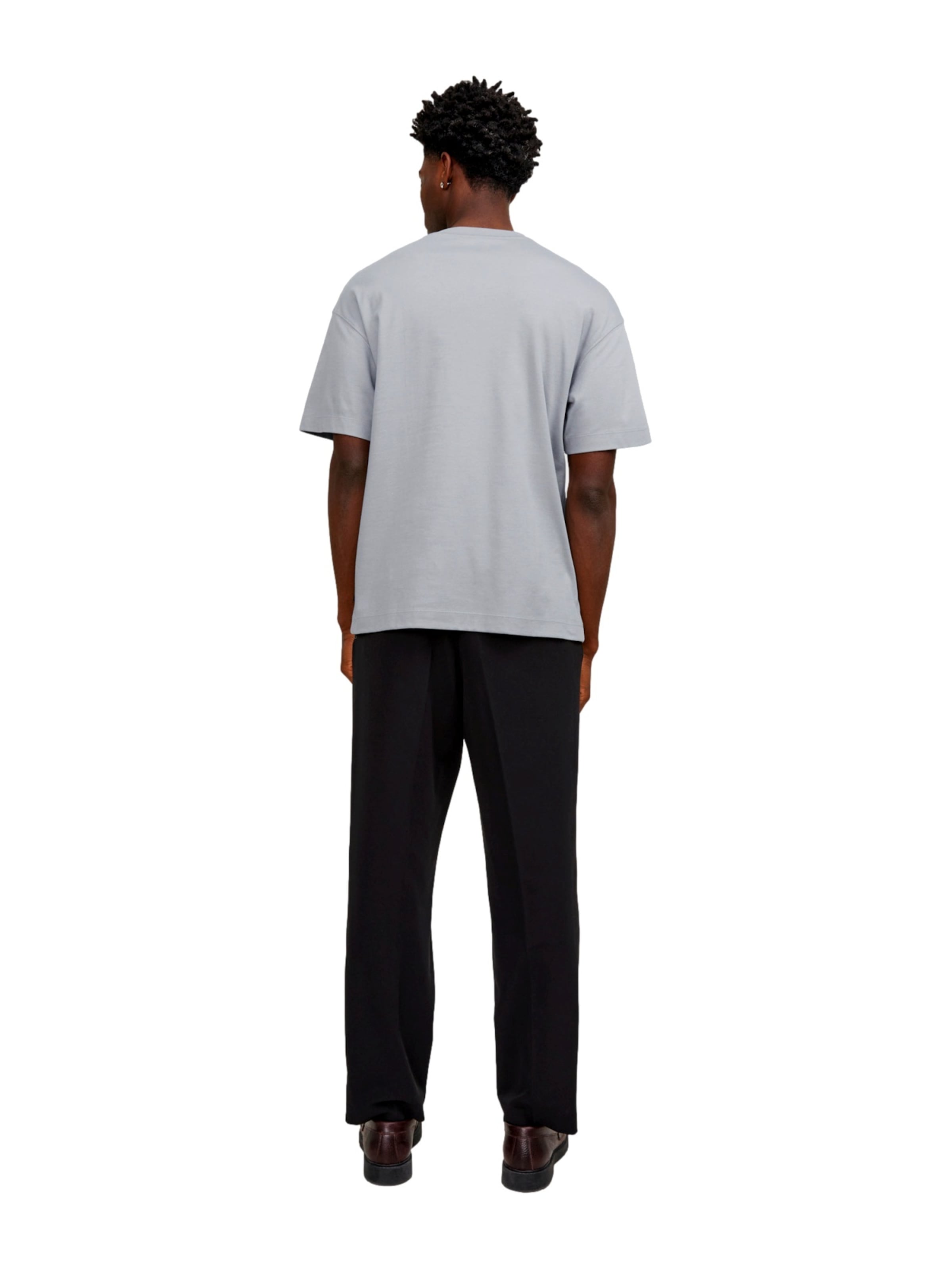 JACK & JONES Футболка 'JJEUrban Edge' в Серый