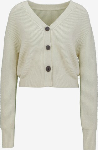 Young Poets Knit Cardigan 'Maila' in White: front