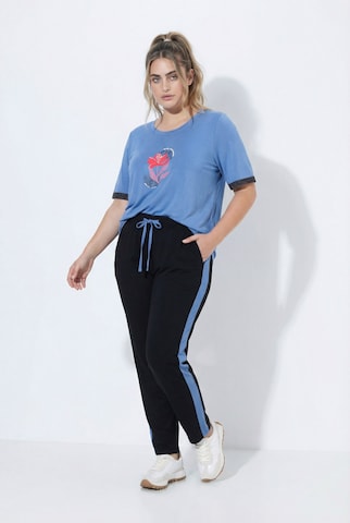 Ulla Popken Regular Hose in Schwarz
