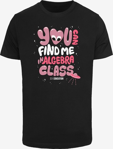 T-Shirt 'Sex Education You can Find Me In Algebra Class Netflix TV Series' F4NT4STIC en noir : devant