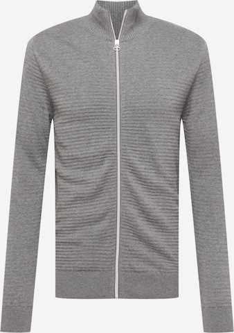 Kronstadt Zip-Up Hoodie in Grey: front