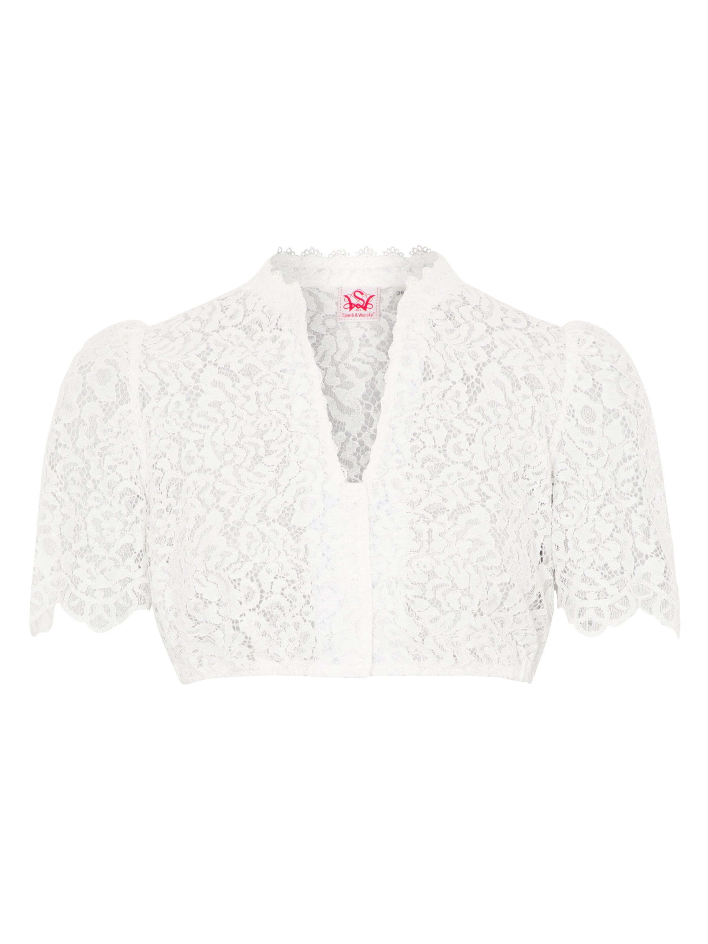 Blouse folklorique 'Mellingen' SPIETH & WENSKY en beige : devant