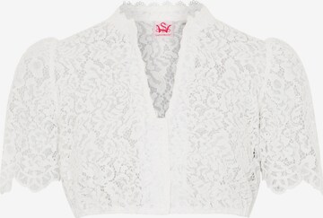 SPIETH & WENSKY Klederdracht blouse 'Mellingen' in Beige: voorkant