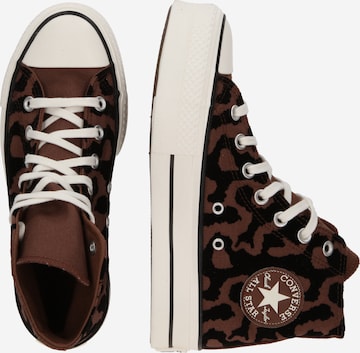 CONVERSE Sneaker alta CHUCK TAYLOR ALL STAR LIFT in Cioccolato ABOUT YOU