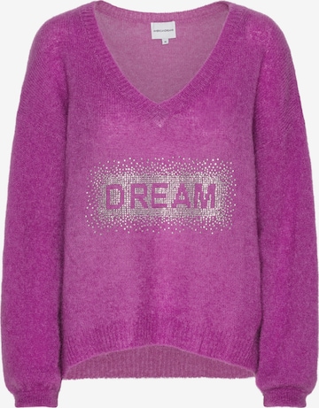 Pull-over oversize 'Silja' americandreams en violet : devant