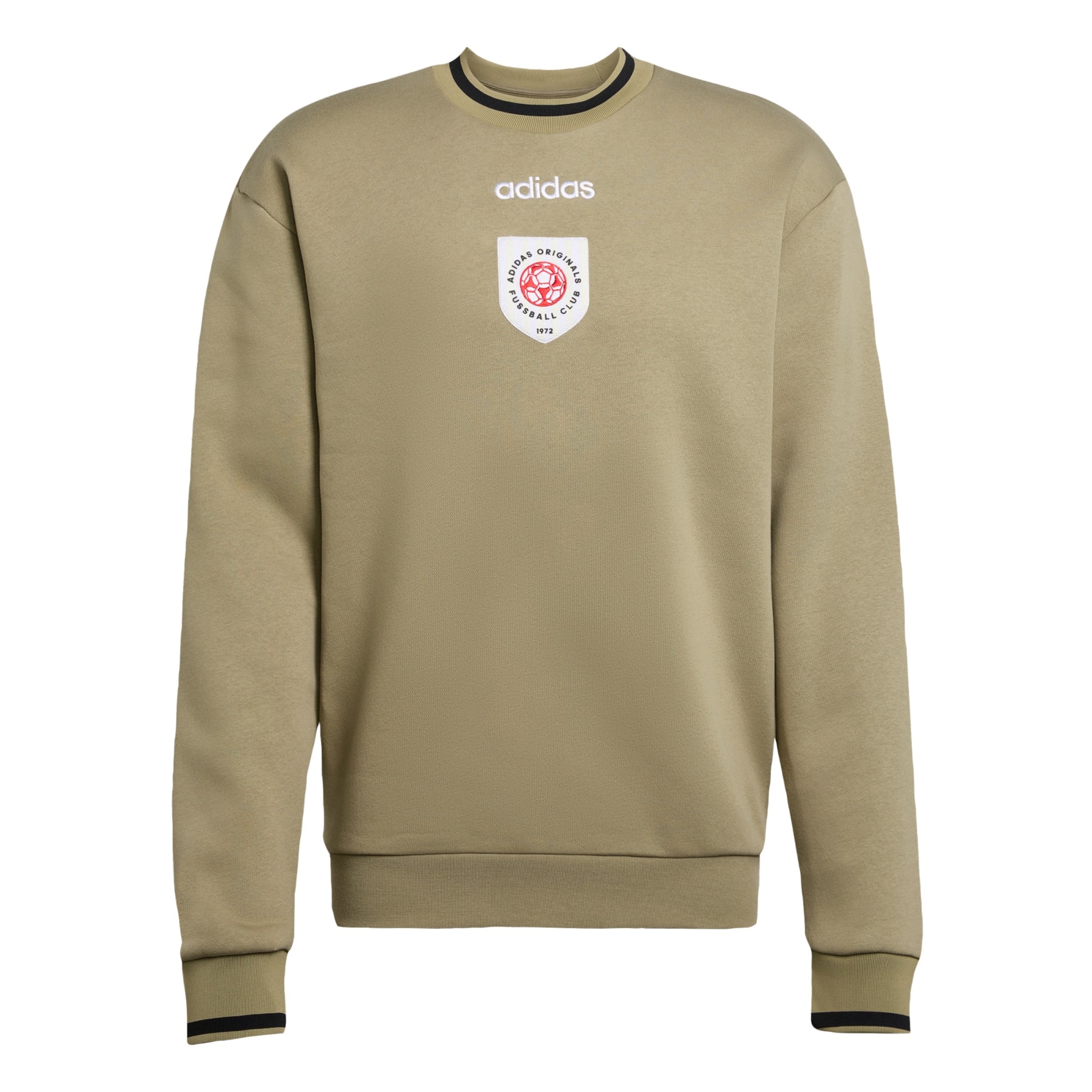ADIDAS ORIGINALS Sweatshirt 'Badge Crewneck' in Groen: voorkant