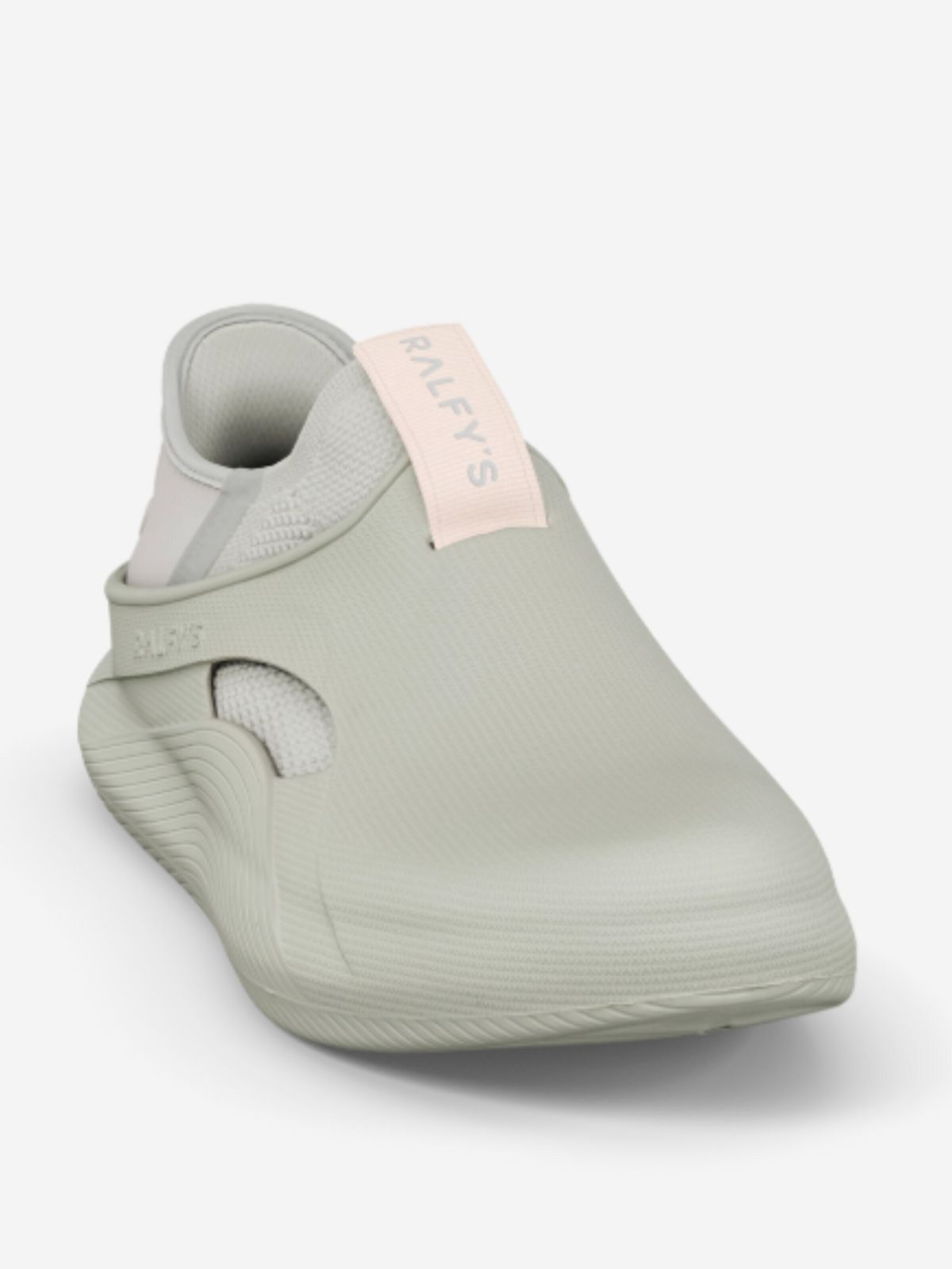 RALFY'S Classic Flats 'N1 Combo' in Grey: front