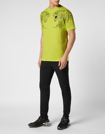 Plein Sport T-Shirt 'Tiger' in Gelb