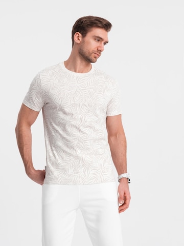 Ombre Shirt in White: front