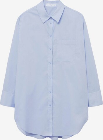 MANGO Bluse 'James' in Blau: predná strana