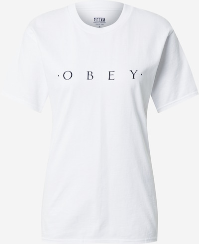 Obey T-Shirt 'Novel' in schwarz / weiß, Produktansicht