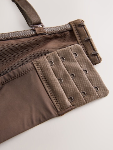 self. T-Shirt BH in Braun