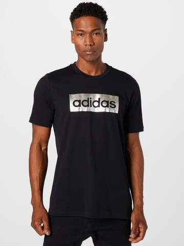 ADIDAS SPORTSWEAR Performance Shirt in Black: front