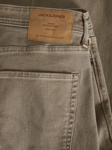 JACK & JONES Slimfit Jeans 'GLENN' in Beige