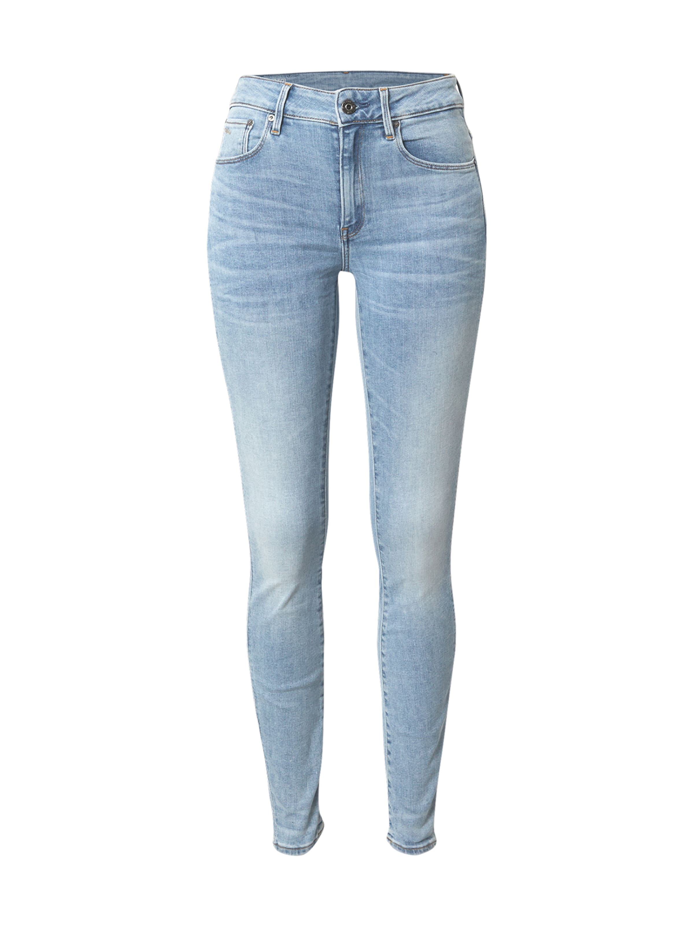 G-STAR Teksapüksid '3301 High Skinny Wmn', värv sinine: eest vaates