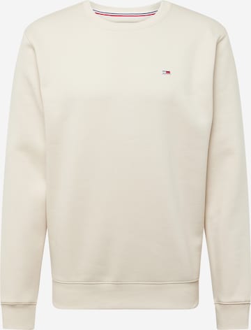 Tommy Jeans - Sweatshirt em bege: frente