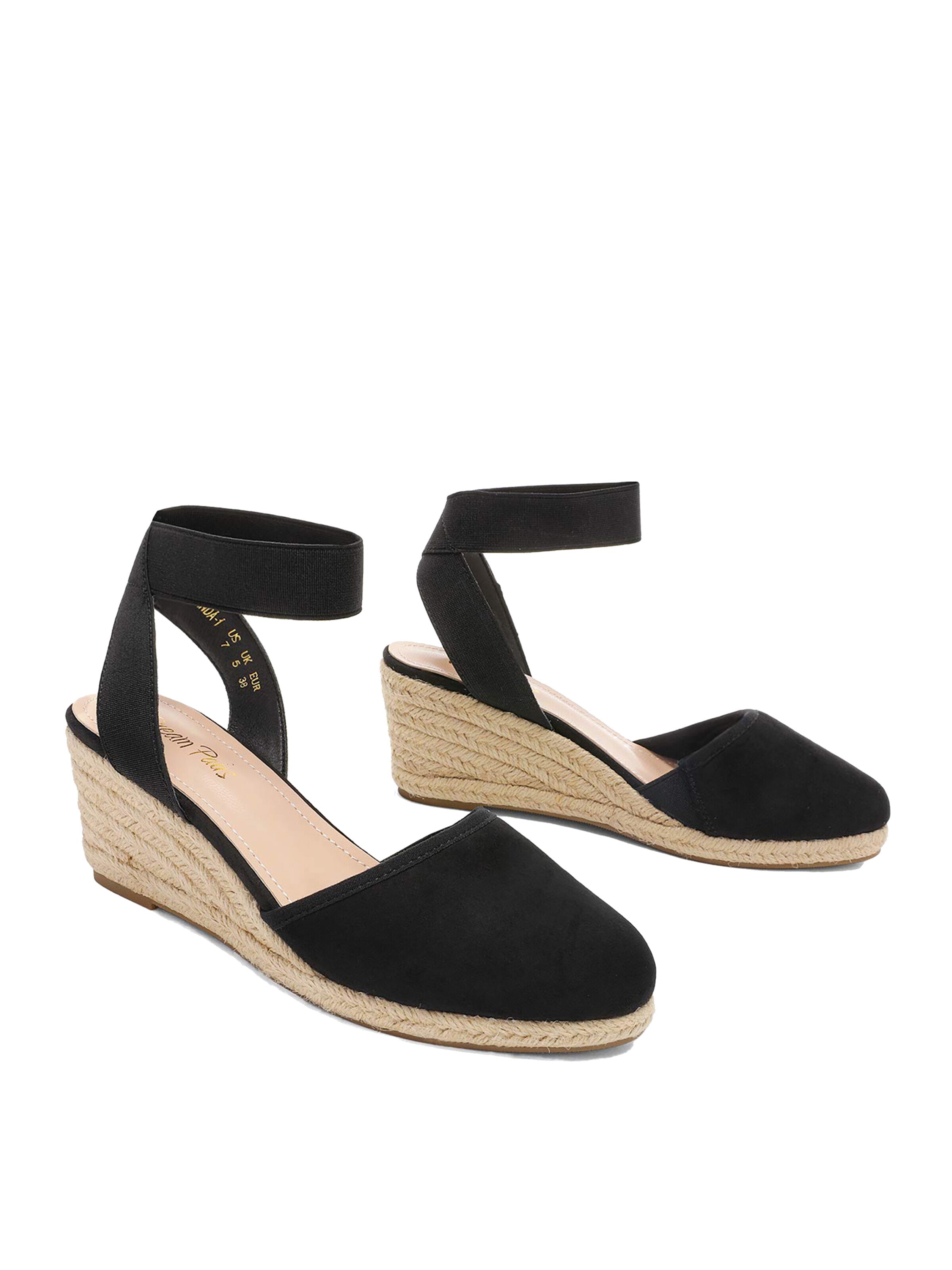 Dream Pairs Sandaal in Zwart