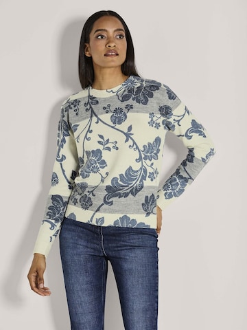 MADELEINE Trui in Wit: voorkant