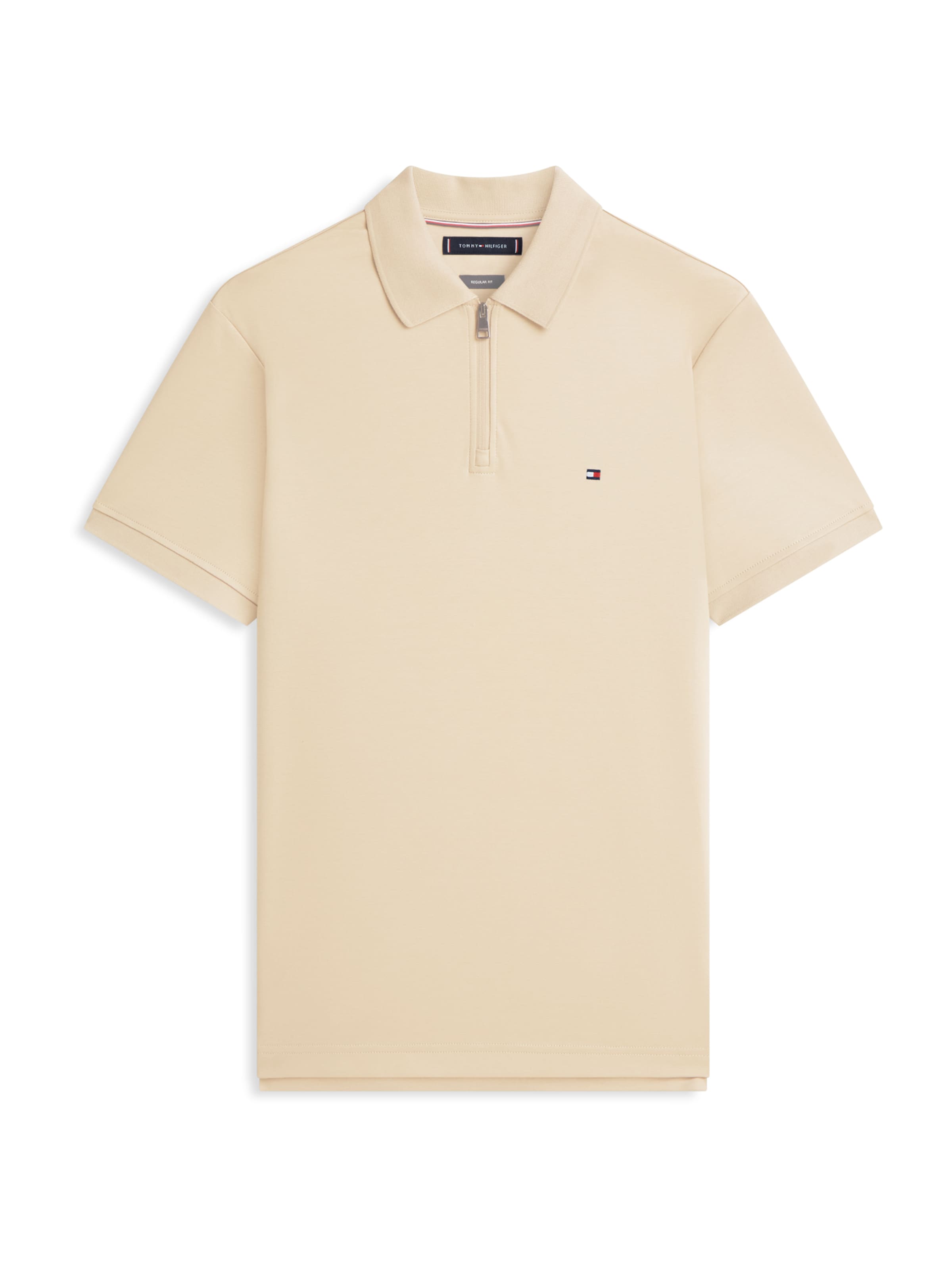 TOMMY HILFIGER Poloshirt in Beige: Vorderseite