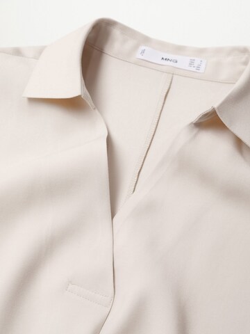 Camicia da donna 'Bye-h' di MANGO in beige