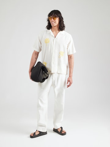 Only & Sons Regular fit Button Up Shirt 'ONSCaidenly' in White