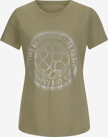 T-shirt Rick Cardona by heine en beige : devant