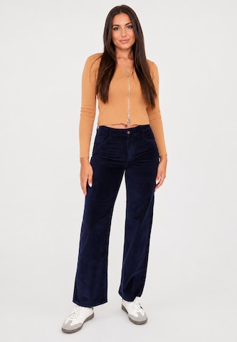 Regular Pantalon Elara en bleu