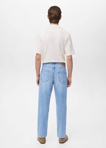 MANGO MAN Tapered Jeans 'Lori' in Blue