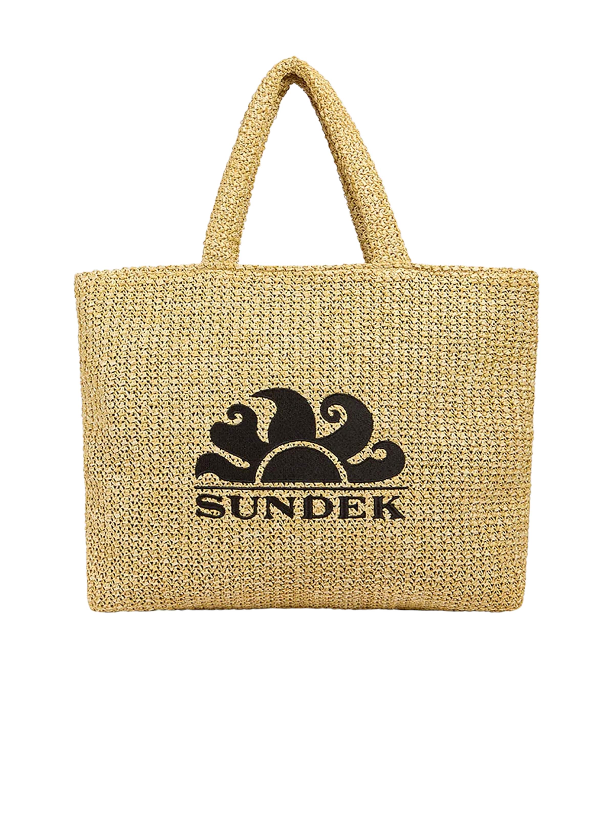 Sundek Strandtas in Beige: voorkant