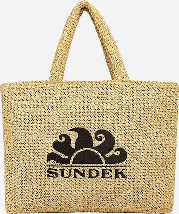 Sac de plage Sundek en beige : devant