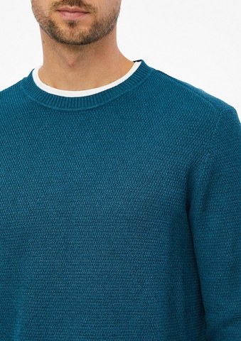 s.Oliver Sweater in Blue: front