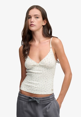 Haut 'Athletic Essentials' Superdry & Co en blanc : devant
