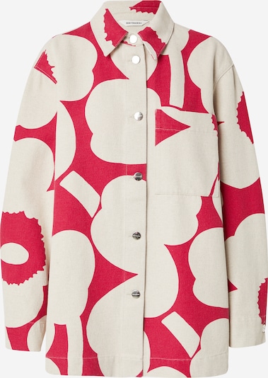 Marimekko Veste mi-saison 'KULMAT UNIKKO' en crème / grenadine, Vue avec produit