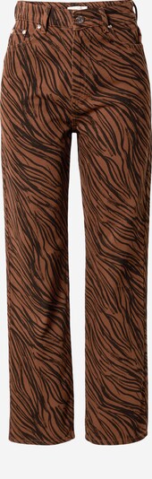 Gestuz Pantalon 'Abena' en marron / noir, Vue avec produit