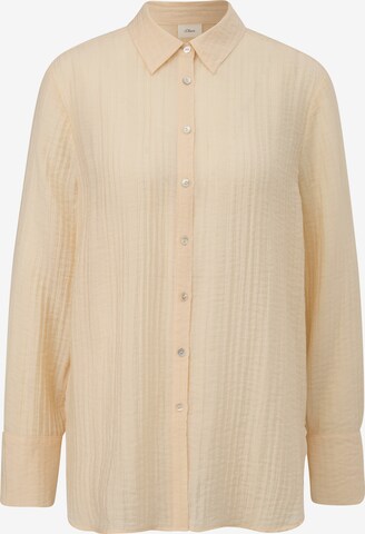 s.Oliver BLACK LABEL Blouse in Yellow: front