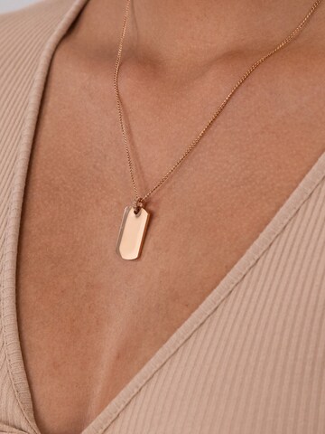 PURELEI Necklace 'Plate Charm' in Gold