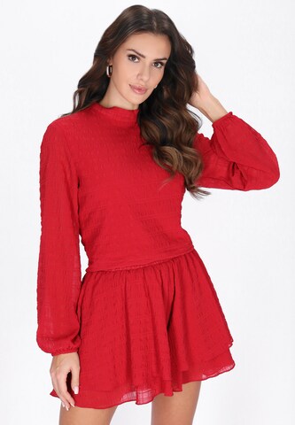 faina - Blusa en rojo: frente