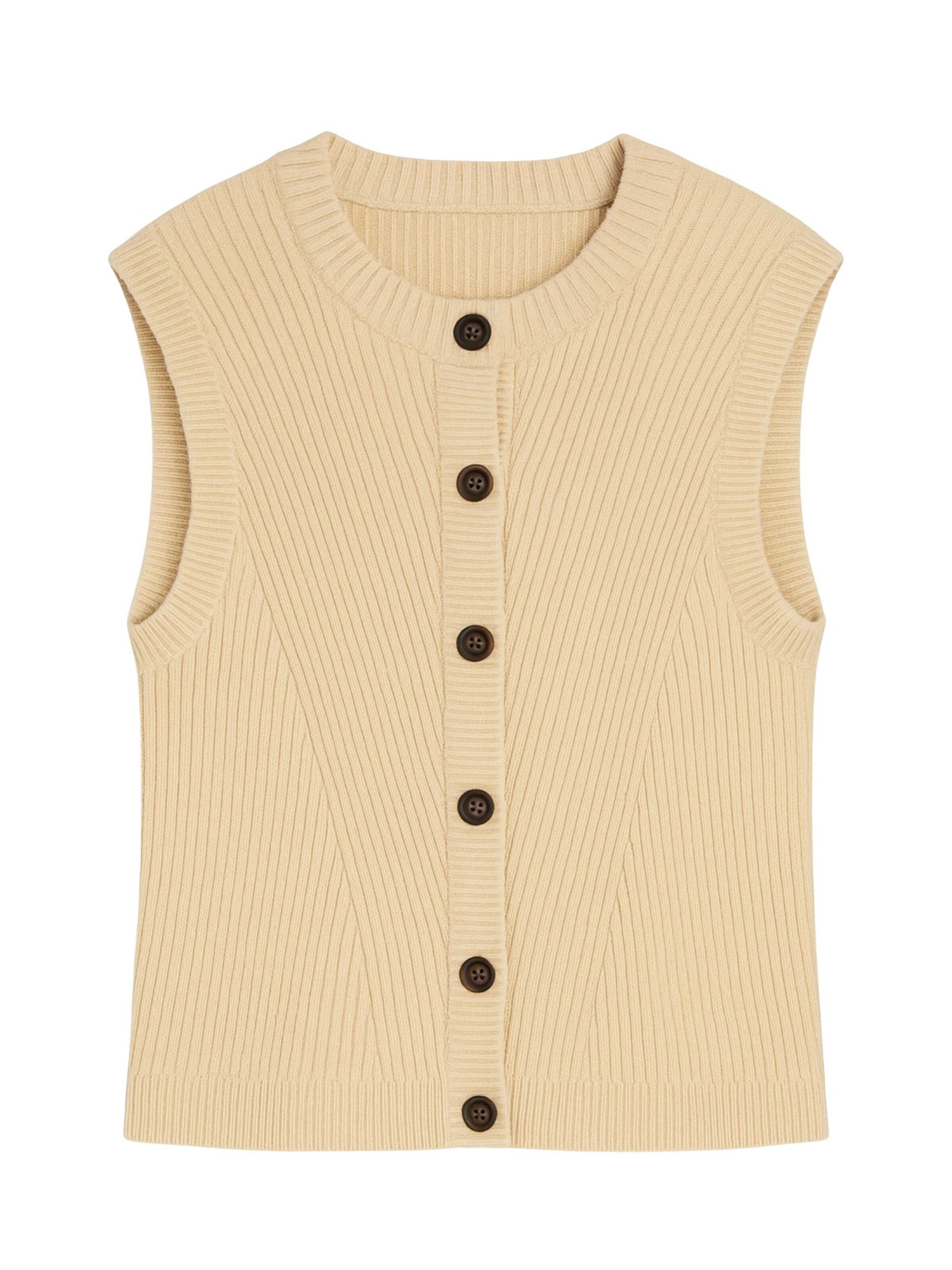NORR Vest 'Lindsay' i beige: forside