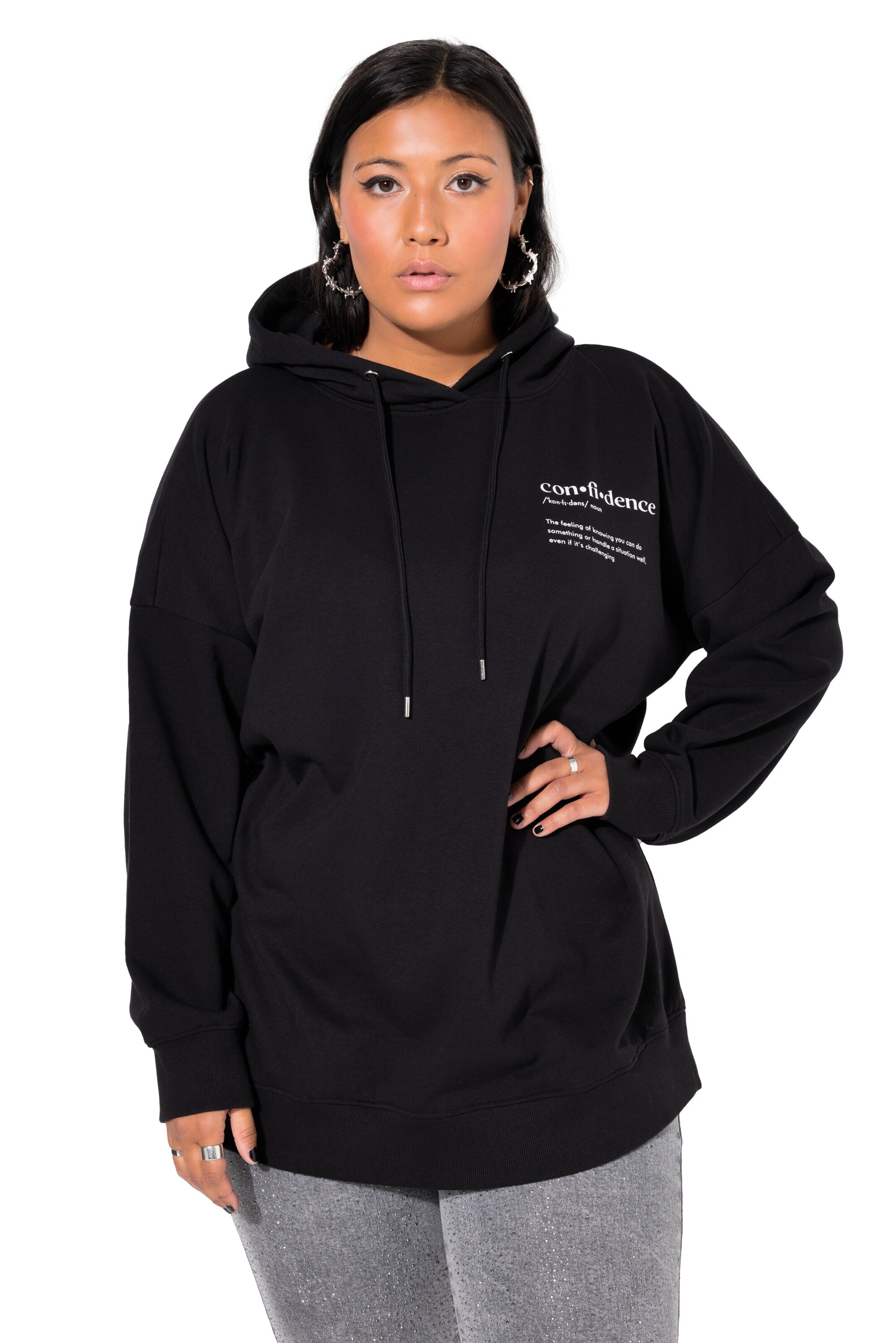 Studio Untold Sweatshirt in Black: front