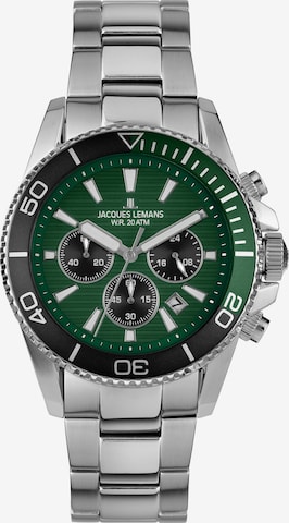 Jacques Lemans Analoguhr in Grün: Vorderseite