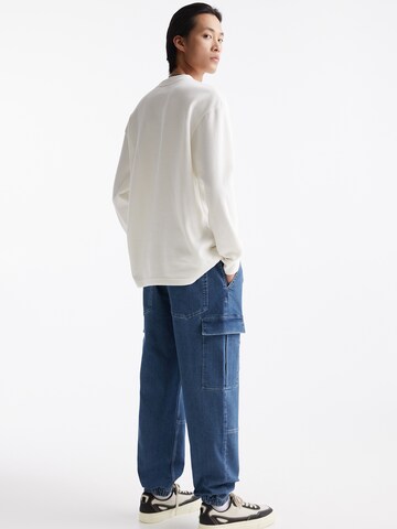 Tapered Pantaloni eleganți de la Pull&Bear pe albastru