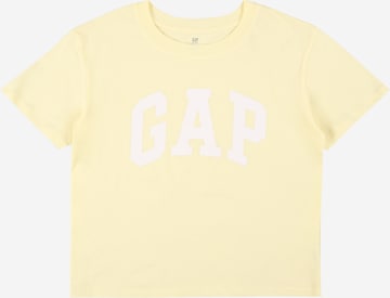 T-Shirt GAP en jaune : devant