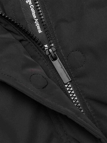 KnowledgeCotton Apparel Winter Jacket 'ALLYSSA' in Black