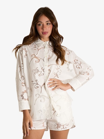 Camicia da donna di Semicouture in bianco: frontale