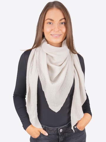 Seasons of April Schal 'LUISA' in Weiß: Vorderseite