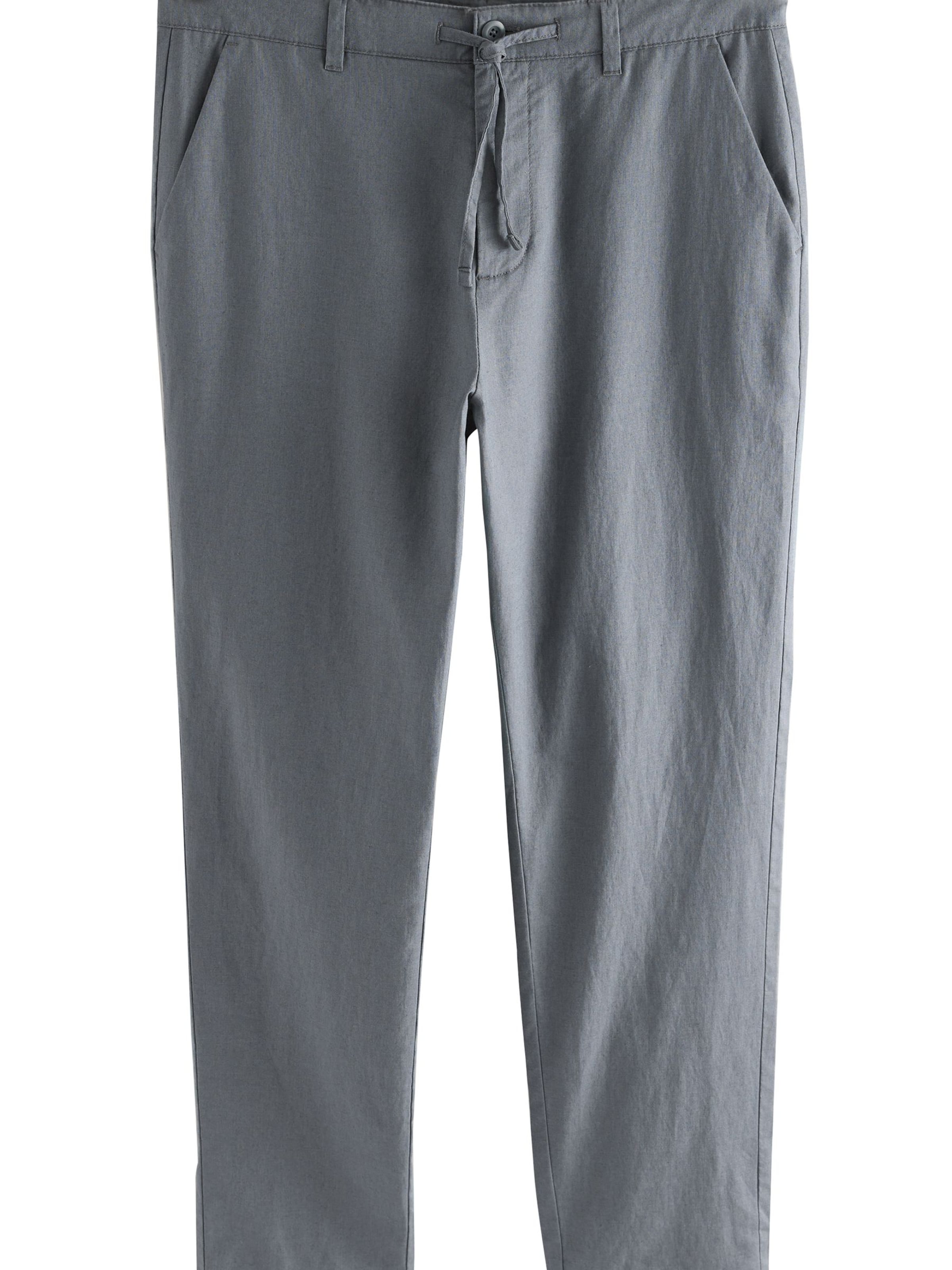 Next tavaline Chino-püksid, värv hall: eest vaates