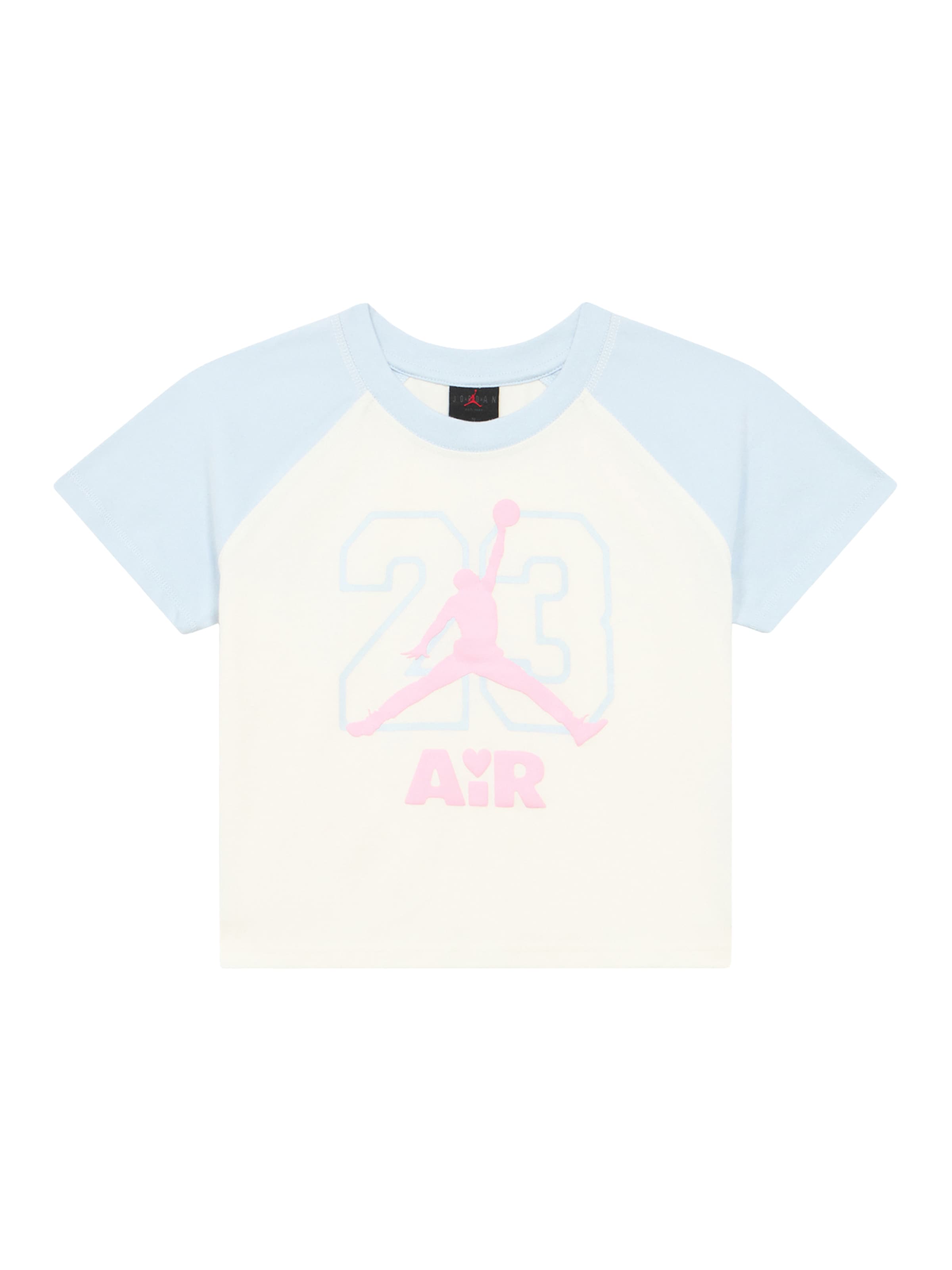 Jordan Тениска 'LOVE IS IN THE AIR' в синьо: отпред
