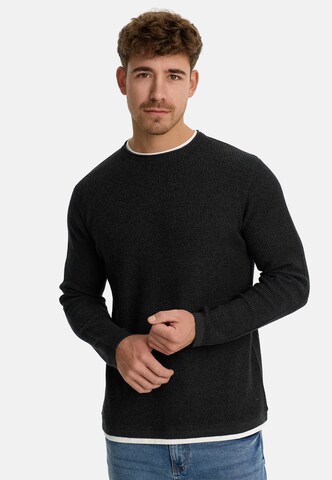 Pull-over 'Villads' INDICODE JEANS en gris : devant